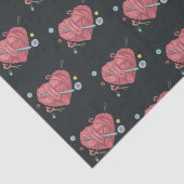 クロシェハート糸パターンティッシュペーパー 薄葉紙 (詳細)