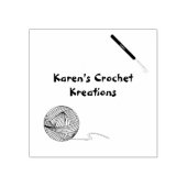 クロシェパーソナライズされたトのゴム印 ラバースタンプ (インプリント)