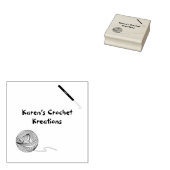 クロシェパーソナライズされたトのゴム印 ラバースタンプ (押印)