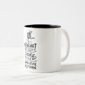 クロシェートクロシェータギフト ツートーンマグカップ (正面右)