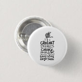 クロシェートクロシェータギフト 缶バッジ (正面&裏面)