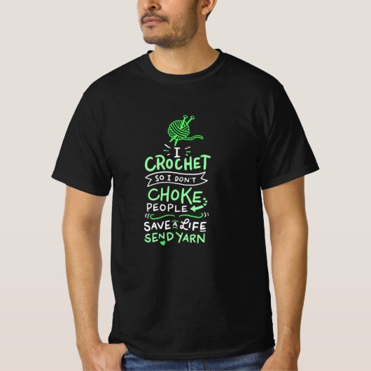 クロシェートクロシェータギフト Tシャツ (正面)