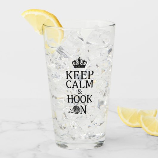 クロシェ保・Calm Hook On ・工芸品 タンブラーグラス (アイス正面)