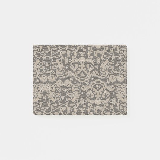 クロシェ刺繍作成 ポストイット (正面)