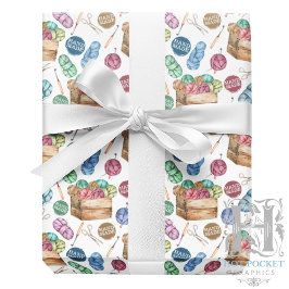 クロシェ包み紙 ラッピングペーパー