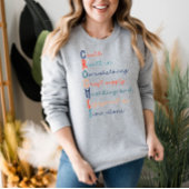 クロシェ恋人アクロスティック汗シャツ スウェットシャツ