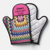 クロシェ恋人ギフト！可愛カスタムい 鍋つかみ (正面/裏面)