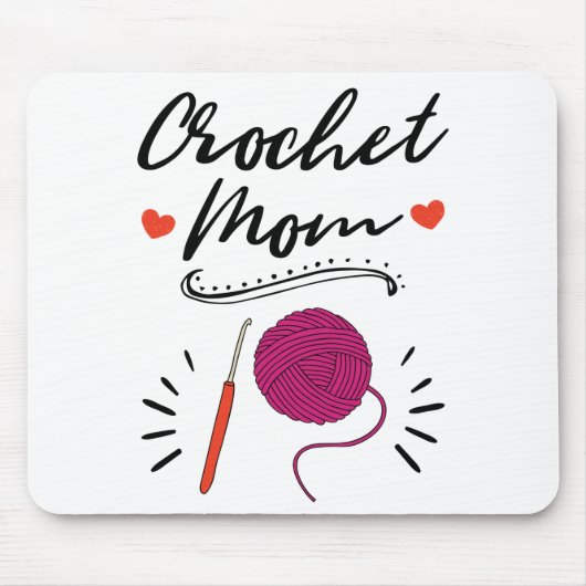 クロシェ母クロシェ母の日 マウスパッド (正面)