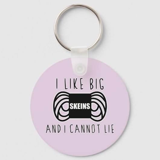 クロシェ編おもしろい編ユーモア編み物糸かさばる キーホルダー (正面)