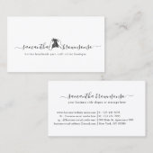 クロシェ編みニッター手作りヤーンクラフトブティック 名刺 (正面/裏面)