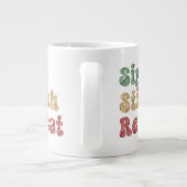 クロシェ編み物裁縫 ジャンボコーヒーマグカップ (裏面)