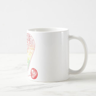 クロシェ語マグ（色） コーヒーマグカップ