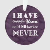 クロシェ – ヤーンホーダークラフツダーク オーナメント (正面)