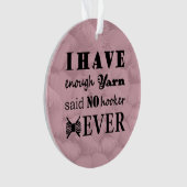 クロシェ – ヤーンホーダークラフツ オーナメント (正面)