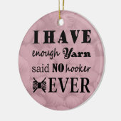 クロシェ – ヤーンホーダークラフツ セラミックオーナメント (左)