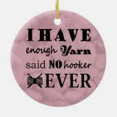 クロシェ – ヤーンホーダークラフツ セラミックオーナメント (裏面)