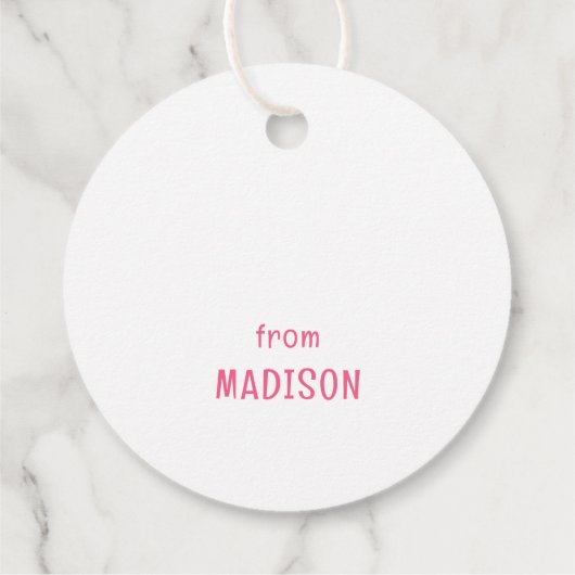 クロシェCrochetingご注文ありがとうございます フェイバータグ (裏面)