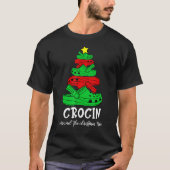 クロシンのまわりにザクリスマスツリー Tシャツ (正面)