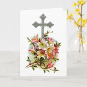 クロスあいさつカード5 カード (黄色い花)