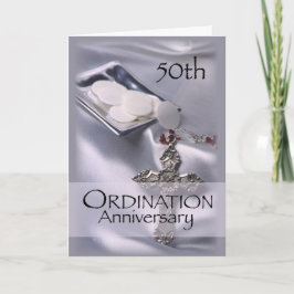 クロスおよびホストによる50周年記念日 カード