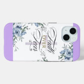 クロスかわいらしiPhone上の恐怖に対する信仰15ケース Case-Mate iPhoneケース (裏面 (横))