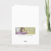 クロスした天使のカード カード (裏面)