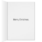 クロスした天使のクリスマスホリデーグリーティングカード (内側 (右))