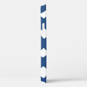 クロスしぼり:藍色ろうけつ染め柄 Case-Mate iPhoneケース (裏面 / 右)