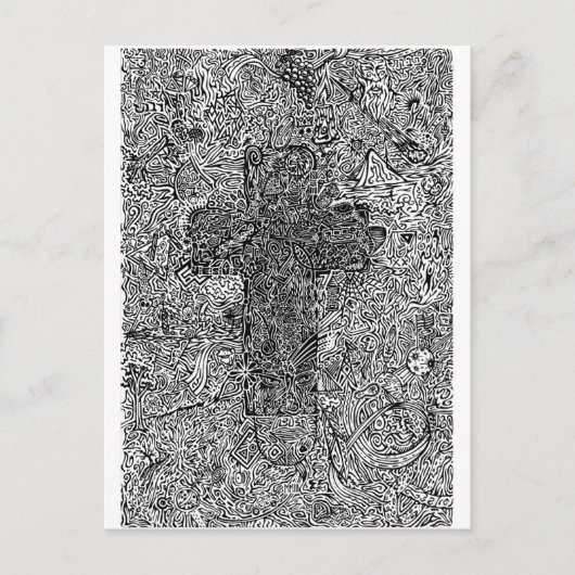 クロスとシンボル ポストカード (正面)