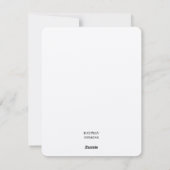 クロスとハートのバレンタインカード シーズンカード (裏面)