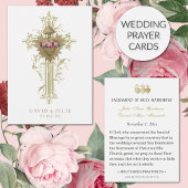 クロスとハート結婚カトリックの祈りの言葉