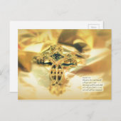 クロスとバイブルの引用文 – クリスマス (正面/裏面)