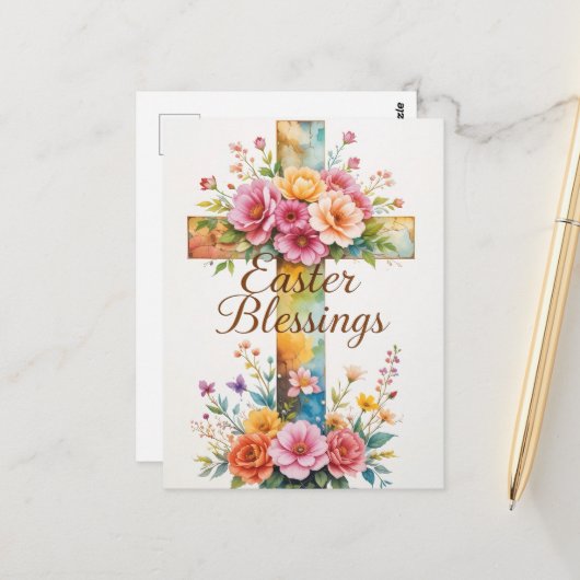 クロスとフローライースター恵み ポストカード (正面/裏面インサイチュ)