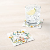 クロスとフローライースター スクエアペーパーコースター (インサイチュ)