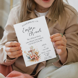 クロスと花フローライースターブランチ 招待状