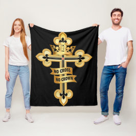 クロスなしクラウンなし フリースブランケット