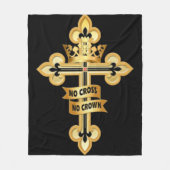 クロスなしクラウンなし フリースブランケット (正面)