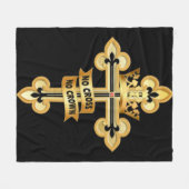 クロスなしクラウンなし フリースブランケット (正面(横))