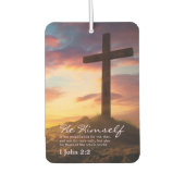 クロスアットデュスク聖なる書物、 経典バイブル カーエアーフレッシュナー (正面)