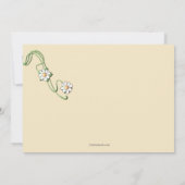 クロスアンドガーランド宗教招待状 招待状 (裏面)