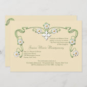 クロスアンドガーランド宗教招待状 招待状 (正面/裏面)