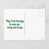 クロスアンドシャームロックホリデーポストカード シーズンポストカード (裏面)