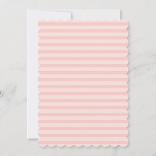 クロスアンドドーブ|コーラルガールバプティスマ招待状 招待状 (裏面)