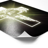 クロスイエス顔 フォトプリント (角)