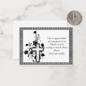 クロスインザフラワーサンキューカード ノートカード (正面/裏面インサイチュ)