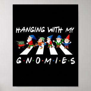 クロスウォークおもしろいつるクリスマスと私のGnomies Fr ポスター