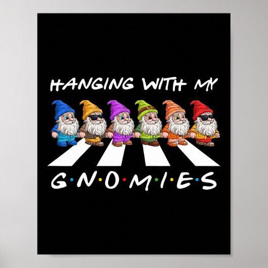 クロスウォークおもしろいつるクリスマスと私のGnomies Fr ポスター (正面)