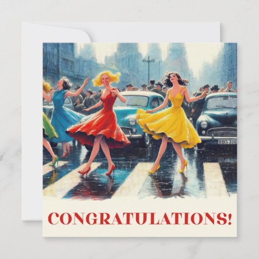 クロスウォークダンス2 ノートカード (正面)