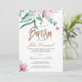 クロスウォーターエレガントフローラ洗礼 招待状 (スタンド正面)