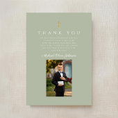 クロスエレガントボーイファースト聖餐式 サンキューカード